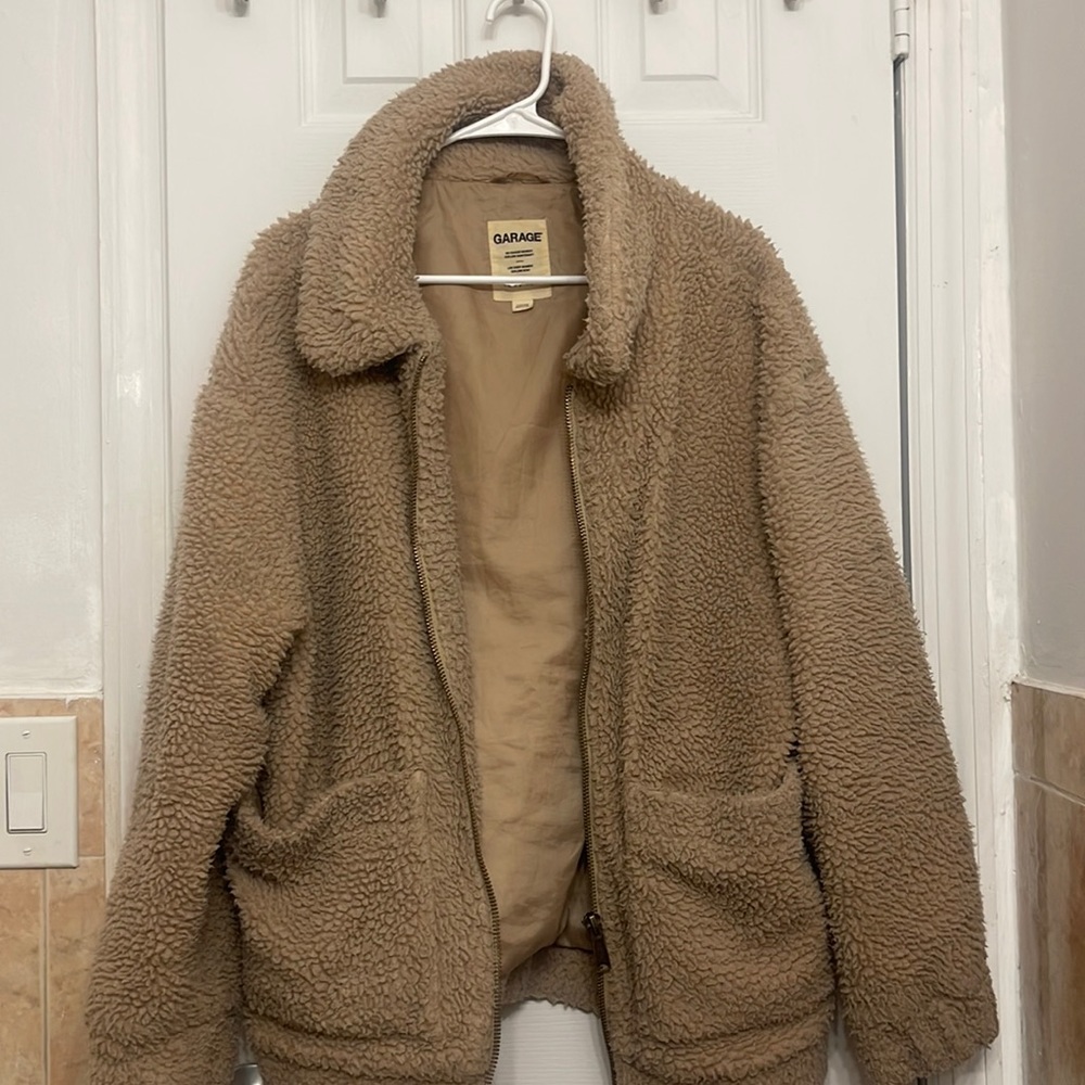 Garage brown Sherpa jacket M/L